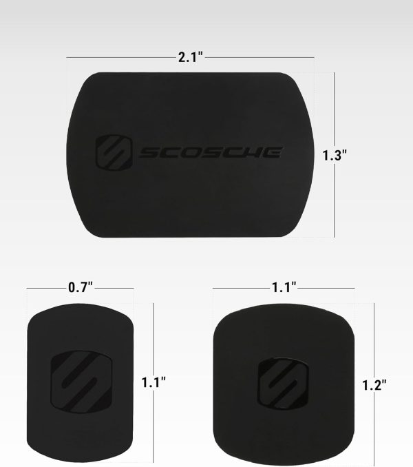 SCOSCHE MagicMount Magnetic-Mount Replacement Kit, Black - Image 8