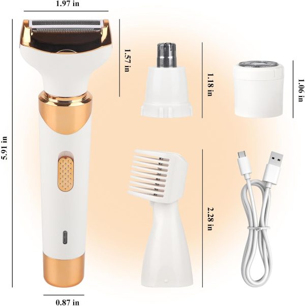 Beanify Electric Razor for Womens Men，Cordless Ladies Electr... - Image 5
