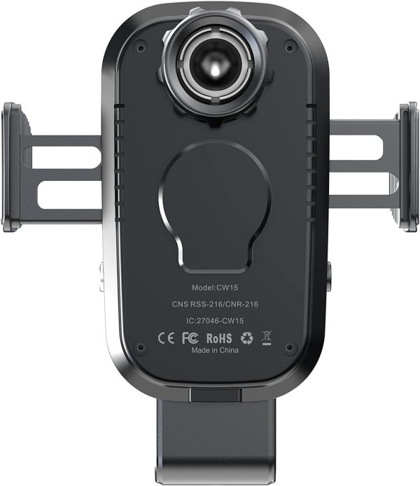 Auckly Qi 15W Car Phone Holder Wireless Charger, [270 ° Auto... - Image 7
