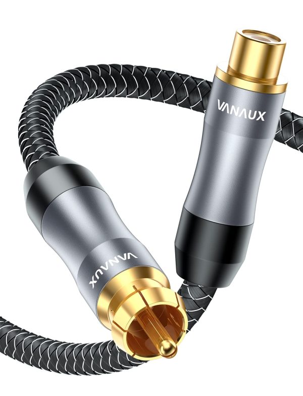 VANAUX Subwoofer Extension Cable, Male to Female Subwoofer W...