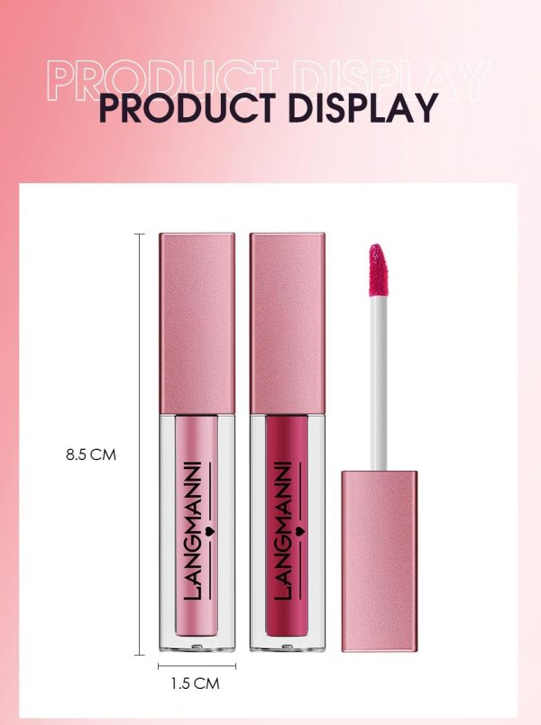 LANGMANNI 12Pcs Lip gloss Collection Makeup Set, Shiny Smoot... - Image 10