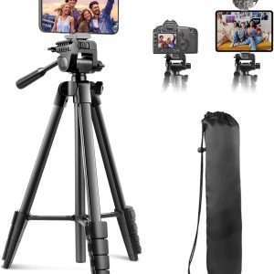 Sensyne 64" Phone Tripod Stand,Versatile Camera&iPad Tripod ...