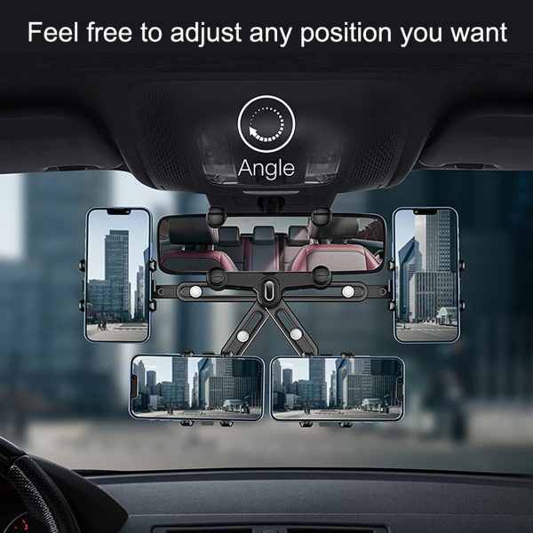 XYAJUANG 360°Rotatable and Retractable Car Phone Holder, Mul... - Image 3