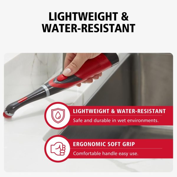 Rubbermaid Reveal Power Scrubber, Grout & Tile Bathroom Clea... - Image 5