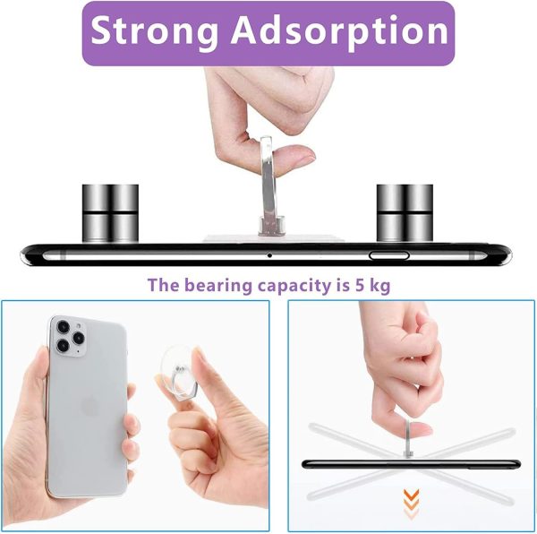 4Pcs Cell Phone Ring Holder, Transparent Finger Ring Holder,... - Image 6