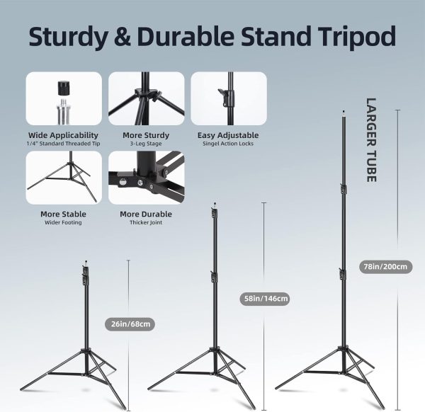 Softbox Lighting Kit, skytex Continuous Photography Lighting... - Image 4