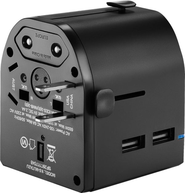 Insignia Travel Adapter Converter BL - Image 4
