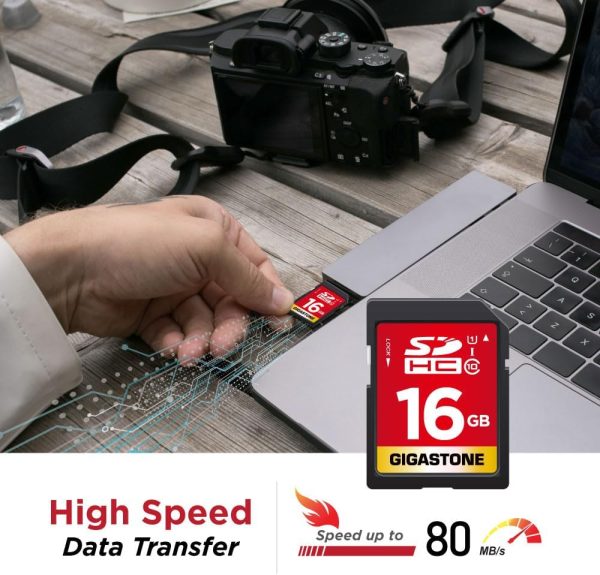 Gigastone 16GB SDHC Memory Card, 2 Pack Premium Series, Tran... - Image 6