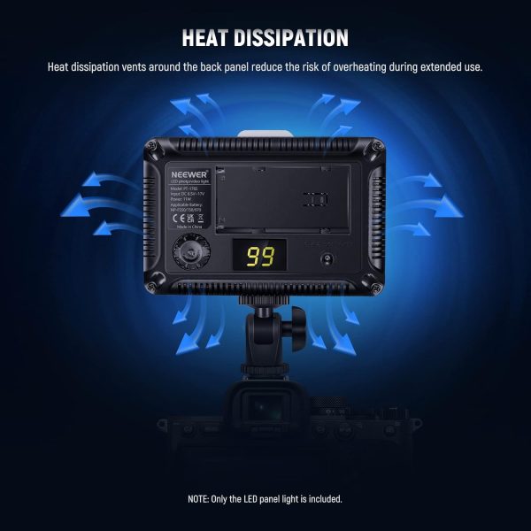 Neewer Photo Studio 176 LED Ultra Bright Dimmable on Camera ... - Image 6