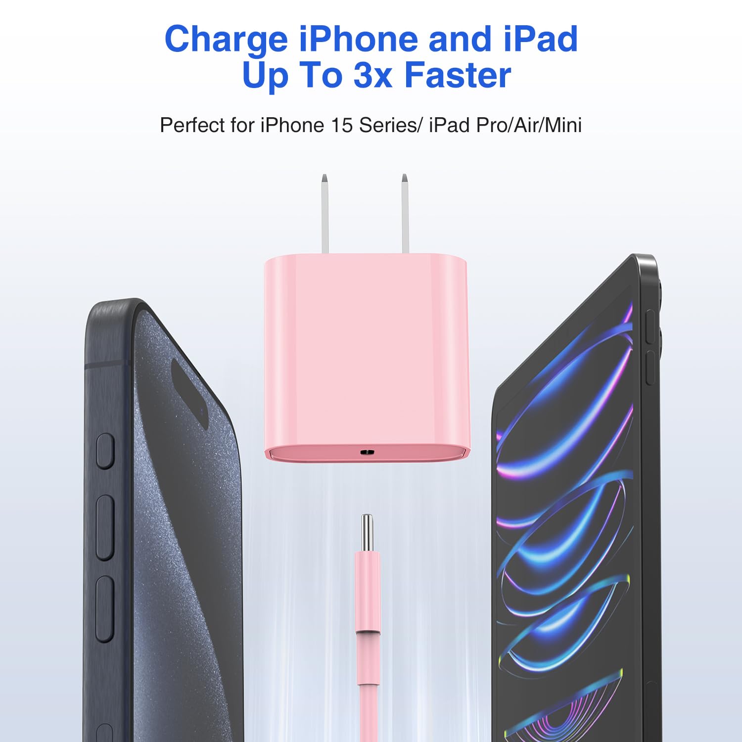Fashia USB C Charger for iPhone 16 15,10FT USB C Cable and U…