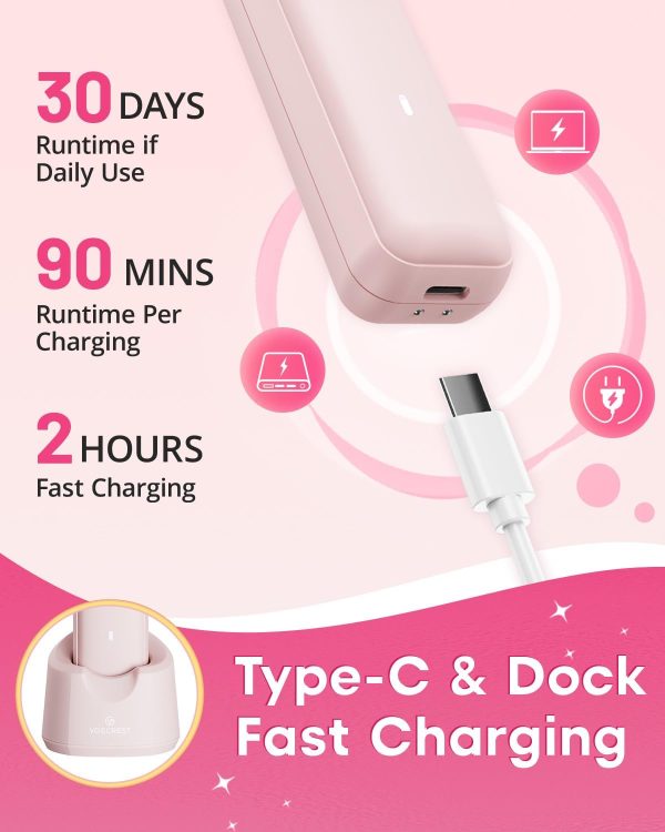 VG VOGCREST Electric Bikini Trimmer: 2 in1 Body Facial Hair ... - Image 5