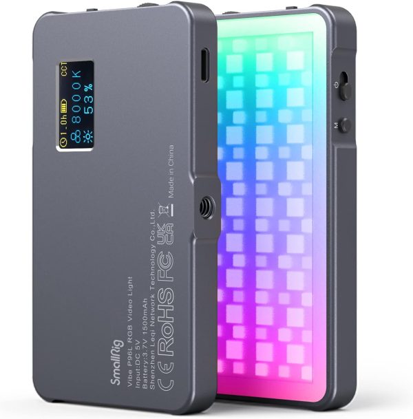 P96L RGB Video Light by SmallRig, Portable Metal LED Camera ...