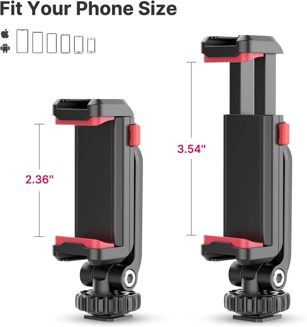 ULANZI Phone Tripod Mount ST-06S, Universal Smartphone Mount... - Image 4