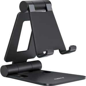 Nulaxy Dual Foldable Phone Stand for Desk, Fully Adjustable ...