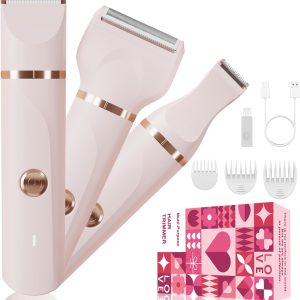 Bikini Trimmer Women 3-in-1 Electric Razors Women- IPX7 Wate...