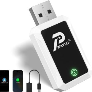 2-in-1 Wireless CarPlay & Android Auto Wireless Adapter, Fas...