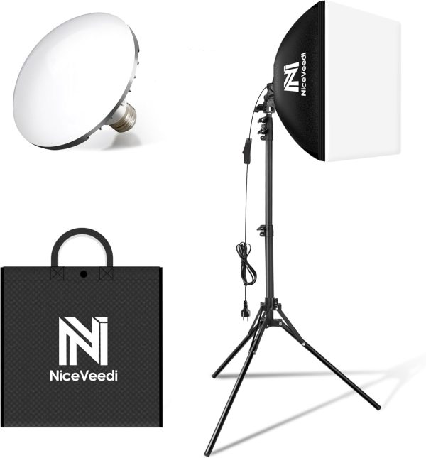 Softbox Lighting Kit, 16'' x 16'' Softbox Photography Lighti...