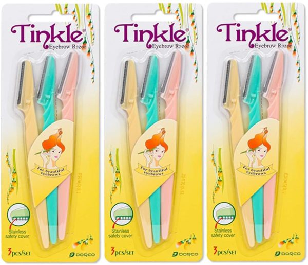 Tinkle Dermaplaning Tool 9ct, Dermaplane Razor for Women, Sa...