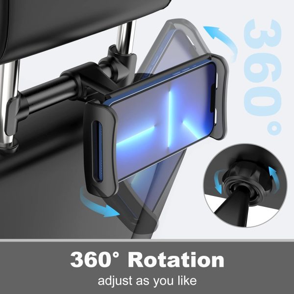 Uniwit Car Headrest Backseat Mount,Phone/Tablet Car Mount, A... - Image 2