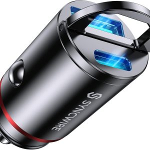 USB C Car Charger Syncwire 60W [PD 30W & QC 30W] USB Car Cha...