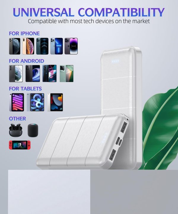 Portable-Charger-Power-Bank - 2 Pack 15000mAh Dual USB Power... - Image 7