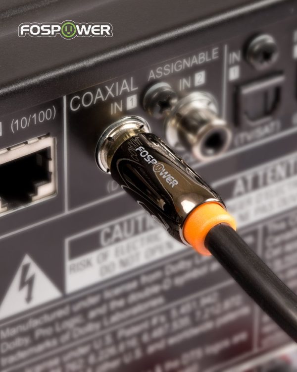 FosPower Digital Audio Coaxial Cable (0.9m / 3ft - 2 Pack)[2... - Image 4