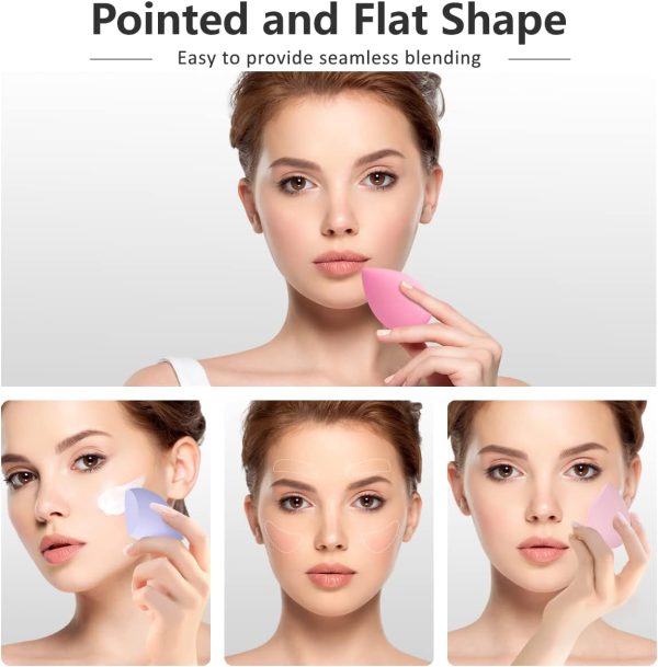 Korintin 6 Pcs Makeup Sponges Foundation Blending Beauty Spo... - Image 3