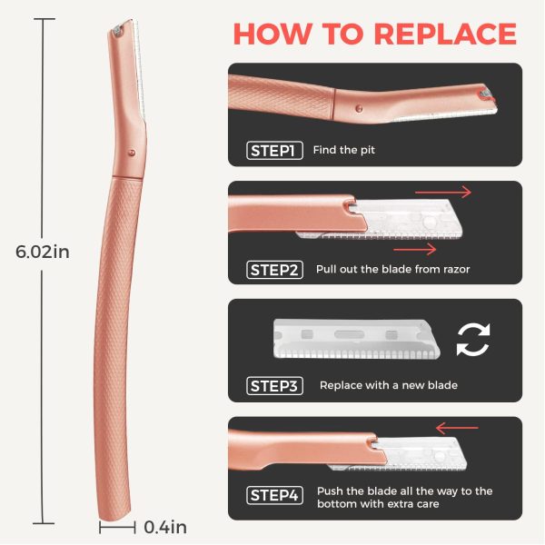 Eyebrow Razor, Face Razors for Women&Men, Eyebrow Trimmer Sh... - Image 5