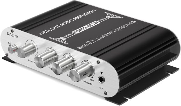 Facmogu ST-838 2.1 Channel HiFi Stereo Subwoofer Amplifier, ... - Image 9