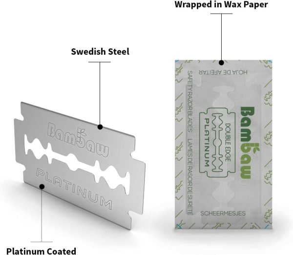 Bambaw – Double Edge Safety Razor Blades, Made of Swedish St... - Image 4