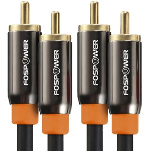 FosPower Digital Audio Coaxial Cable (0.9m / 3ft - 2 Pack)[2...