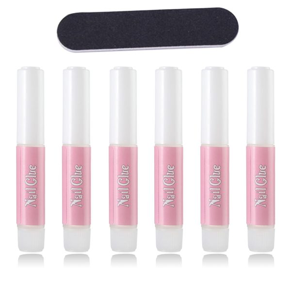 MUSILAN Nail Gel Glue,6PCS Nail Glue for Acrylic Nails Super...