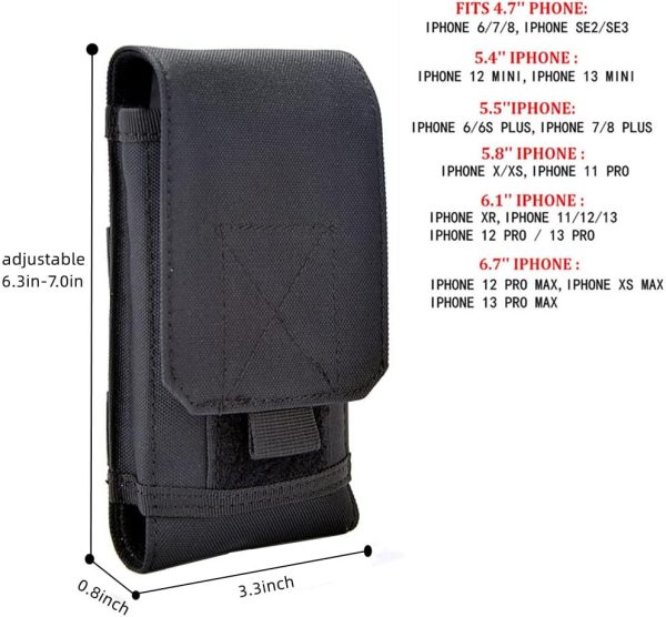 Universal Tactical MOLLE Holster Army Mobile Phone Belt Pouc... - Image 2