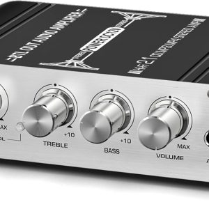 Facmogu ST-838 2.1 Channel HiFi Stereo Subwoofer Amplifier, ...