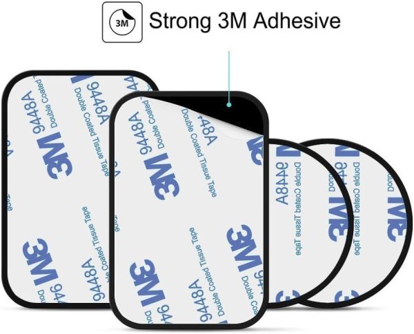 Metal Plate, 4 Pack Universal Mount Metal Plate with Adhesiv... - Image 2