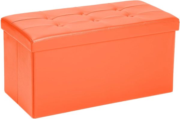 COSYLAND Ottoman Bench with Storage, 76x38x38 Centimeters Fo...