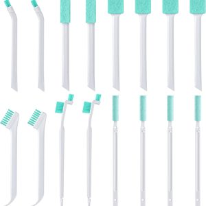 Lumkew Small Cleaning Brushes for Small Spaces, Tiny Househo...