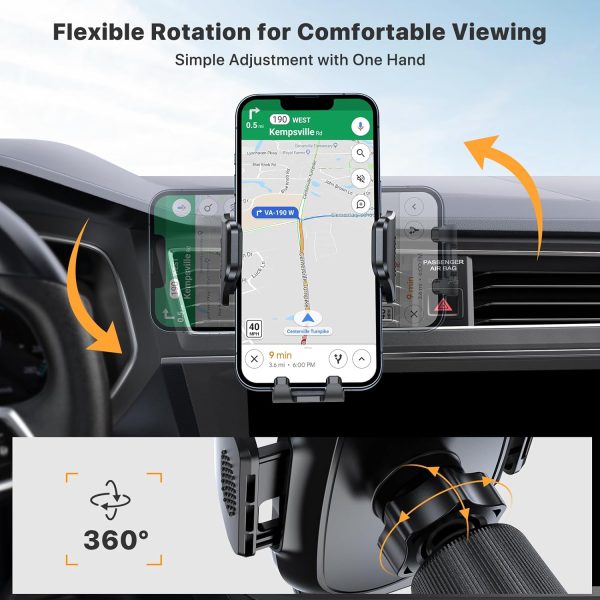 Miracase 2025 Phone Holder Car,Vent Car Phone Mount with New... - Image 5