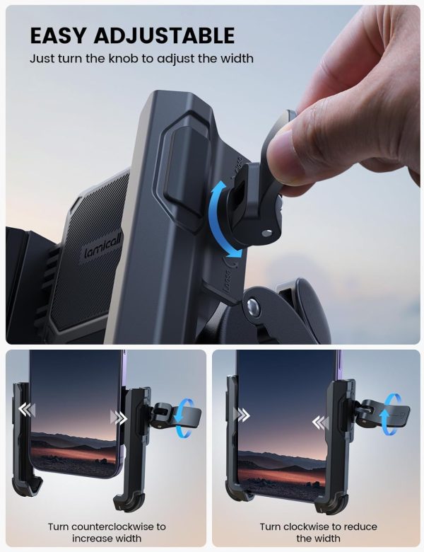 Lamicall Motorcycle Phone Mount Holder - [Camera Friendly] [... - Image 3