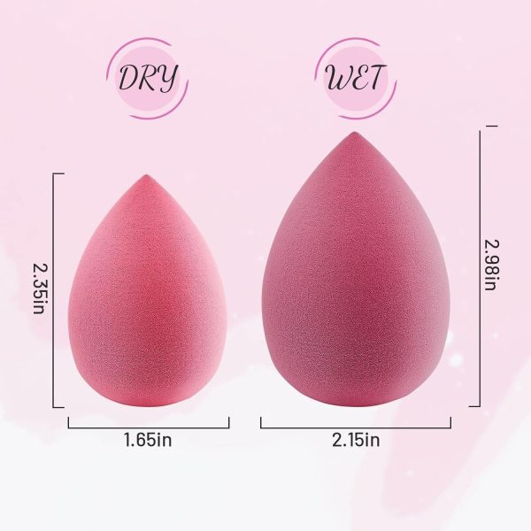 8 Pcs Makeup Sponges Blender Set Professional Beauty Sponge ... - Image 3