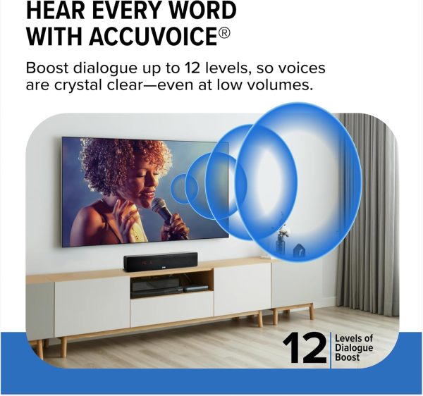 ZVOX Dialogue Clarifying Sound Bar - Patented Hearing Techno... - Image 4
