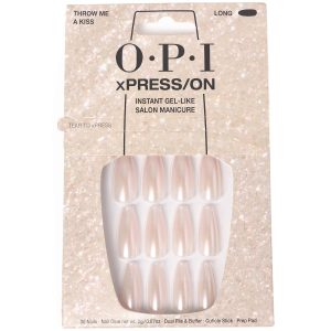OPI xPRESS/ON Press on Nails | Long Coffin Nail Art Press On...