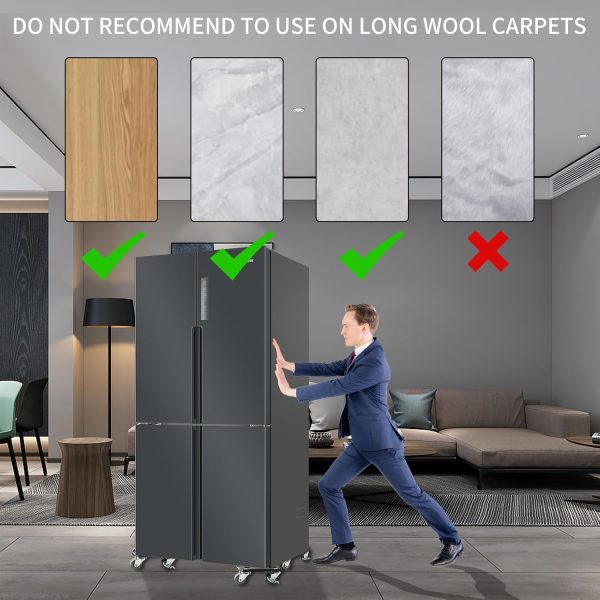 Furniture Moving Dolly, Heavy Furniture Lift Mover with 360°... - Image 6