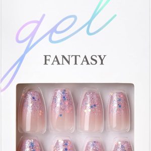 KISS Gel Fantasy, Press-On Nails, Nail glue included, Winter...