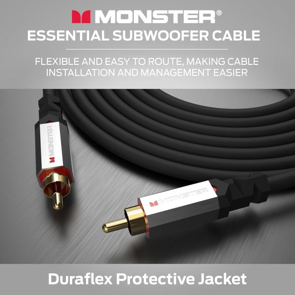 Monster Essentials Premium Subwoofer Cable Connector for Hom... - Image 6