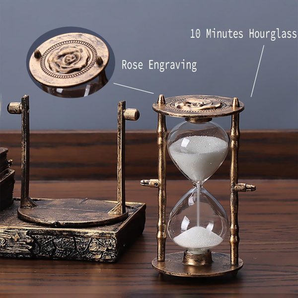 IDORTYBB LED Music Crystal Snow Globe with Hourglass Timer H... - Image 5