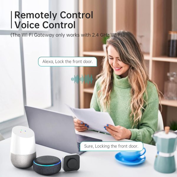 WiFi Smart Alexa Door Lock - Hornbill Remote Lock & Unlock -... - Image 4