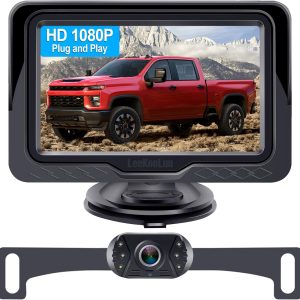 Backup Camera Easy Setup Plug-Play: HD 1080P No-Delay Waterp...