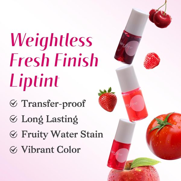 bayfree Lip Tint Stain Set, Lip Stain Long Lasting Waterproo... - Image 2
