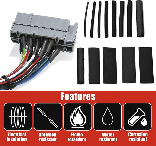 Heat Shrink Tubing, 328 Pcs Electric Insulation Tube Kit, In... - Image 6
